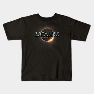 Astronomy Lovers! Total Solar Eclipse 2024 Totality 04.08.24 Kids T-Shirt